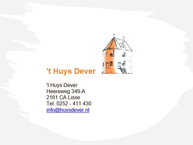 Enthousiaste vrijwilligers & evenementen begeleiders gezocht voor 't Huys Dever in Lisse! 