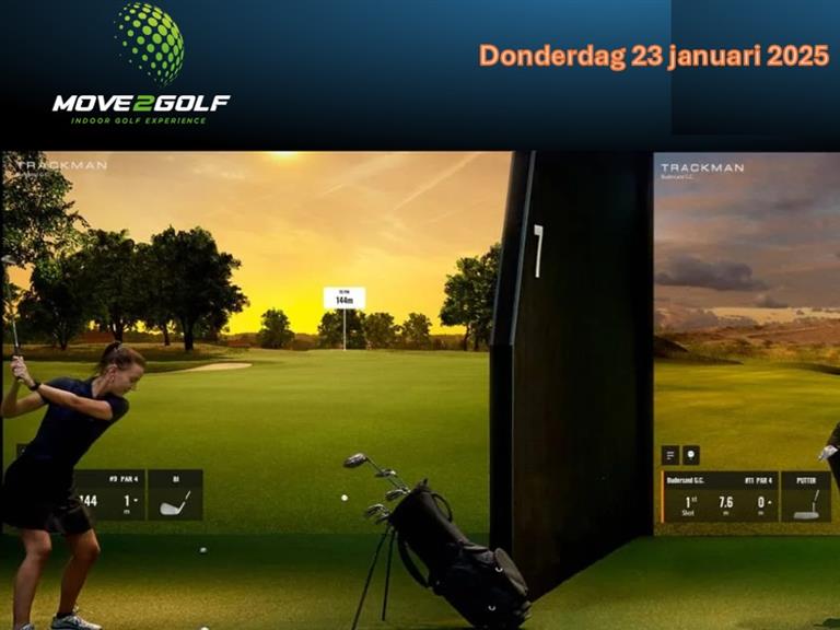 MeerBusiness bedrijfsbezoek Move2Golf indoor golf