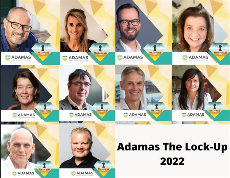 Het is weer zo ver! 10 ondernemers sluiten zich op voor The Adamas Lock-Up 2022! 