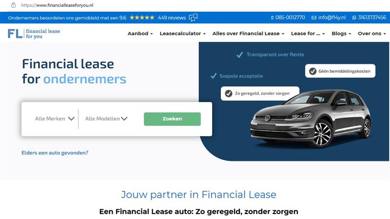 Overwegingen bij financial lease