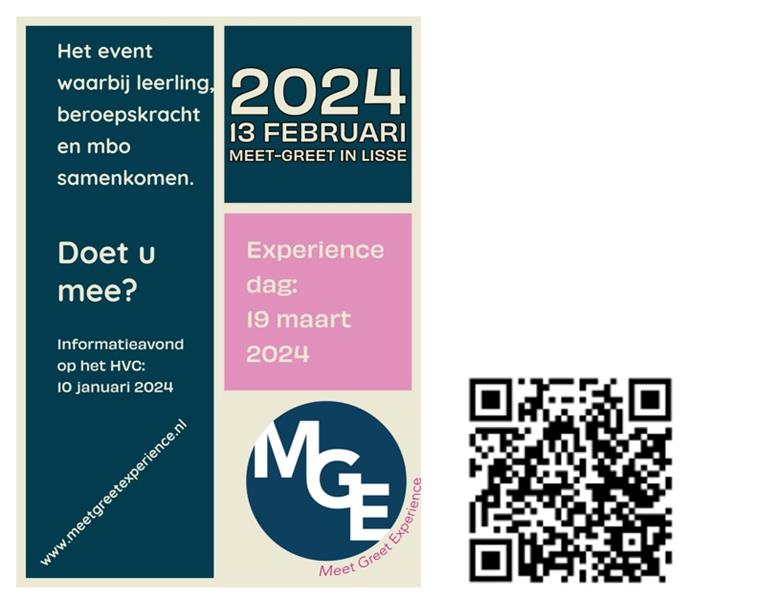 Save the date of meld je direct aan: evenement Meet-Greet & Experience