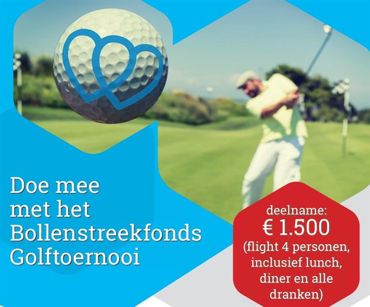 Doe mee  met het  Bollenstreekfonds  Golftoernooi