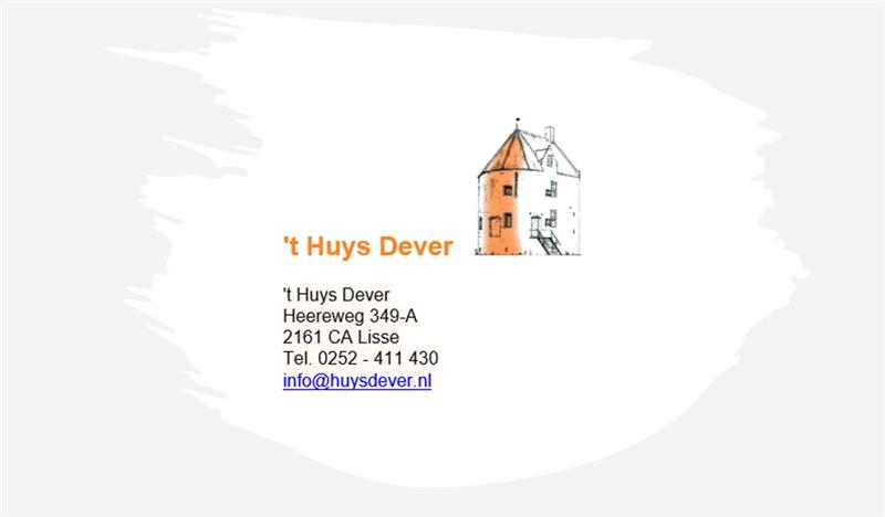 Enthousiaste vrijwilligers & evenementen begeleiders gezocht voor 't Huys Dever in Lisse! 