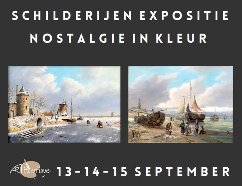 Expositie &lsquo;Nostalgie in kleur&rsquo; in het Koetshuis, Landgoed Calorama