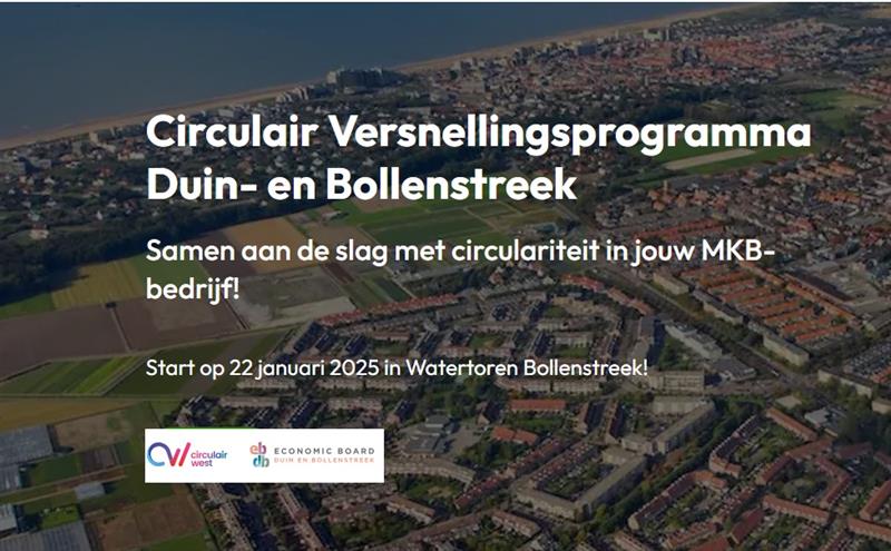 Gesubsidieerde stoomcursus voor MKB-ondernemers: Circulair in 24 uur!