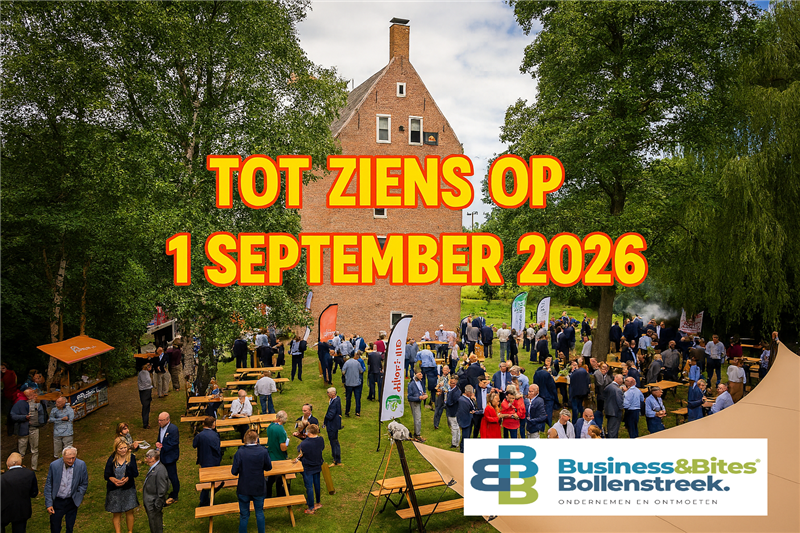 Business & Bites Bollenstreek 2026 Het grootste netwerkevent van de Duin- & Bollenstreek 