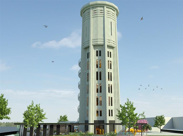 Een nieuwe functie voor de watertoren Hillegom