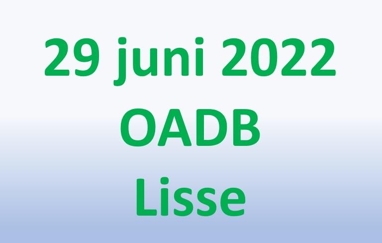 Save the date ..... OADB heeft een nieuwe datum!