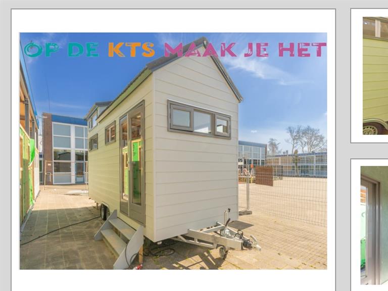 Het tiny house van de KTS Voorhout is te koop! 