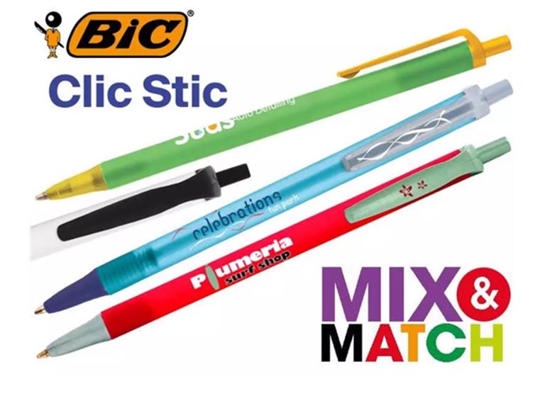11Cideas: de BIC&reg; Clic Stic balpen is de ideale keuze.