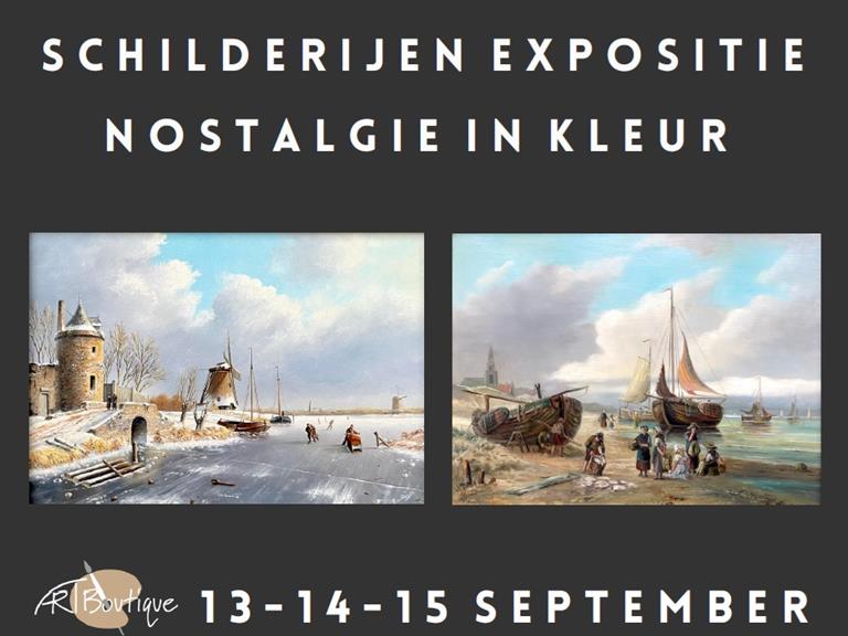 Expositie &lsquo;Nostalgie in kleur&rsquo; in het Koetshuis, Landgoed Calorama