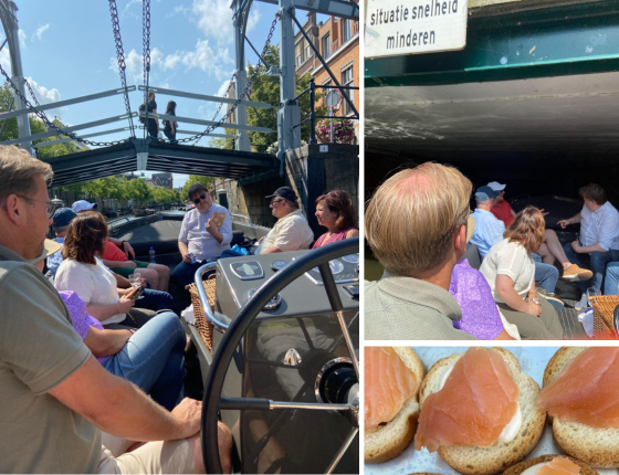 Genieten van een middag varen door Leiden
